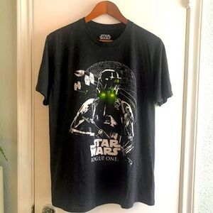 Star Wars Rogue One Men’s Gray Graphic Tee